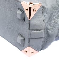 Alexander Wang Grey Leather Small Emile Satchel