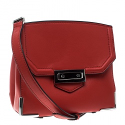 Alexander Wang Red Leather Small Marion Shoulder Bag