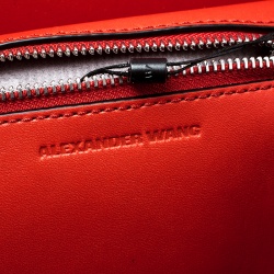 Alexander Wang Red Leather Small Marion Shoulder Bag