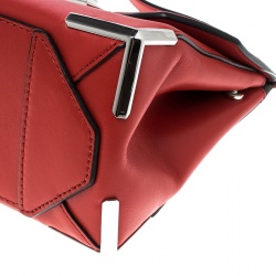 Alexander Wang Red Leather Small Marion Shoulder Bag