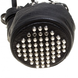Alexander Wang Black Textured Leather Diego Bucket Bag