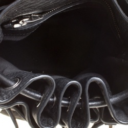 Alexander Wang Black Textured Leather Diego Bucket Bag
