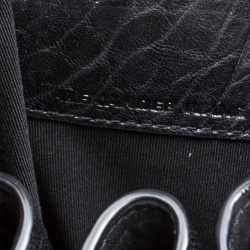 Alexander Wang Black Textured Leather Diego Bucket Bag