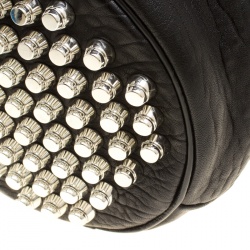 Alexander Wang Black Textured Leather Diego Bucket Bag