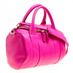 Alexander Wang Pink Leather Rocco Top Handle Bag