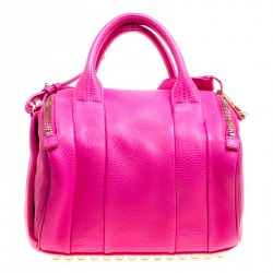 Alexander Wang Pink Leather Rocco Top Handle Bag