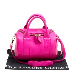 Alexander Wang Pink Leather Rocco Top Handle Bag