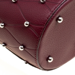Alexander Wang Burgundy Leather Mini Runway Roxy Studded Bucket Bag