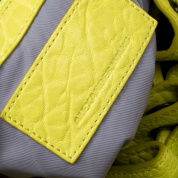 Alexander Wang Lime Green Textured Leather Diego Bucket Bag