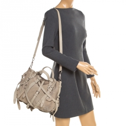 Alexander Wang Beige Suede and Leather Kristen Tote