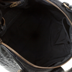 Alexander Wang Black Textured Leather Rocco Duffel Bag