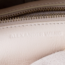 Alexander Wang Cream Leather Small Emile Satchel