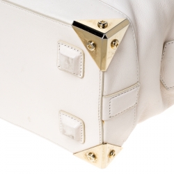 Alexander Wang Cream Leather Small Emile Satchel