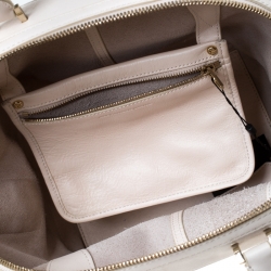 Alexander Wang Cream Leather Small Emile Satchel