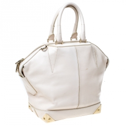 Alexander Wang Cream Leather Small Emile Satchel
