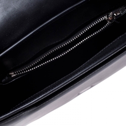 Alexander Wang Black Stingray and Leather Alpha Lia Saddle Bag