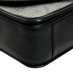 Alexander Wang Black Leather Small Prisma Envelope Crossbody Bag