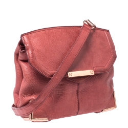 Pre Owned حقيبة كتف اليكساندر وانغ ماريون صغيرة جلد حمراء