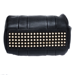 Alexander Wang Black Pebbled Leather Rocco Duffle Bag