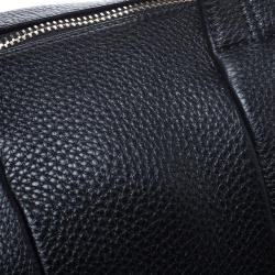 Alexander Wang Black Pebbled Leather Rocco Duffle Bag