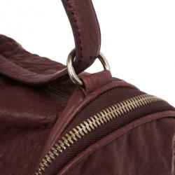 Alexander Wang Maroon Diego Drawstring Bag