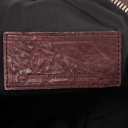 Alexander Wang Maroon Diego Drawstring Bag