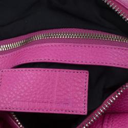 Pre Owned Alexander Wang Flamingo Leather Rocco Large Bag