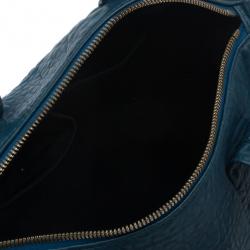 Pre Owned Alexander Wang Blue Lambskin Rocco Duffel Bag