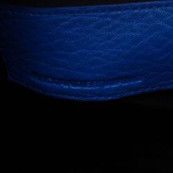 Pre Owned Alexander Wang Blue Lambskin Mini Pebbled Rockie