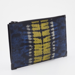 Alexander Wang Multicolor Lizard Embossed and Leather Zip Pouch
