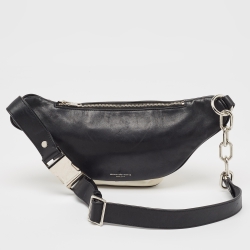 Alexander Wang White/Black Leather Attica Belt Bag