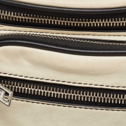 Alexander Wang White/Black Leather Attica Belt Bag