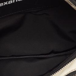 Alexander Wang White/Black Leather Attica Belt Bag