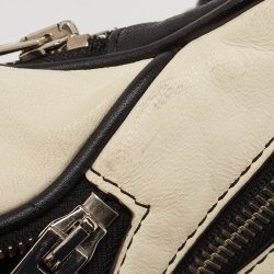Alexander Wang White/Black Leather Attica Belt Bag
