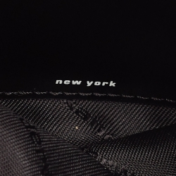 Alexander Wang Black Leather Rhinestone Mini Wangloc Pouch