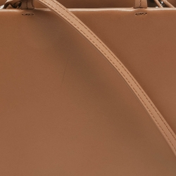 Pre Owned Alexander Wang Brown Leather Mini She.E.O Shopper Crossbody Bag