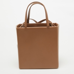 Pre Owned Alexander Wang Brown Leather Mini She.E.O Shopper Crossbody Bag