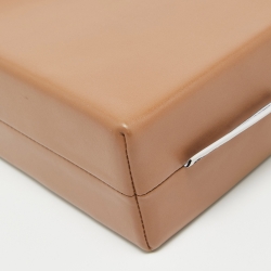 Pre Owned Alexander Wang Brown Leather Mini She.E.O Shopper Crossbody Bag