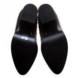 Pre Owned Alexander Wang Black Studded Leather Gabi Ankle Boots Size 35.5