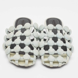 Alexander Wang Light Blue Denim Amelia Flat Slides Size 40