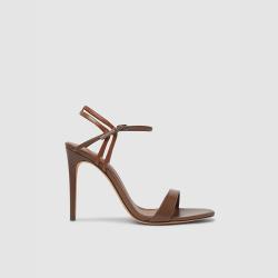ALEXANDRE BIRMAN Brown Sirena Two-Tone Leather High Heel Sandals IT 37.5