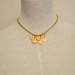 Alfieri & St. John Diamond & Gold Geometric Charms Necklace
