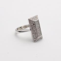 Alfieri & St. John Diamond Pavé Setting Ring Size 56