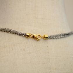 Alfieri & St. John Diamond Chain Neklace with Gold Charms