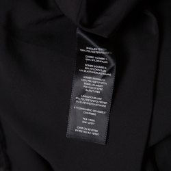 فستان ماكسي آليس + أوليفيا لوي شيفون أسود غوديت دانتيل مزين زمزخرف M