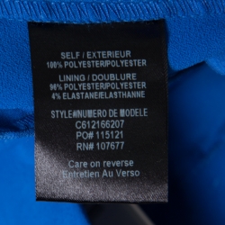 Alice + Olivia Cobalt Blue Pleated High Waist Eloise Palazzo Pants M