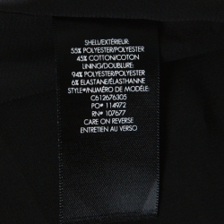 Pre Owned Alice + Olivia Monochrome Striped Crochet Lace Sleeveless Lucia Maxi Dress L