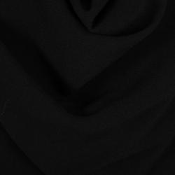 Alice + Olivia Black Cowl Neck Cutout Back Detail Draped Maxi Dress S