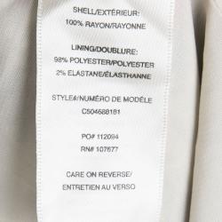 Pre Owned Alice + Olivia Multicolor Floral Print Belted Berk Dress S