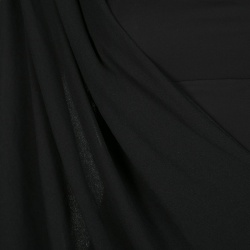 Pre Owned Alice + Olivia Black Knit Draped Bara One Shoulder Mini Dress XS